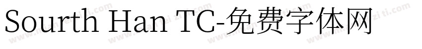 Sourth Han TC字体转换